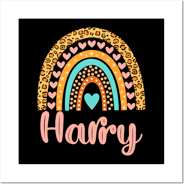 Harry Name Birthday Wall Art by CreativeShirt